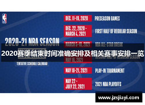 2020赛季结束时间准确安排及相关赛事安排一览